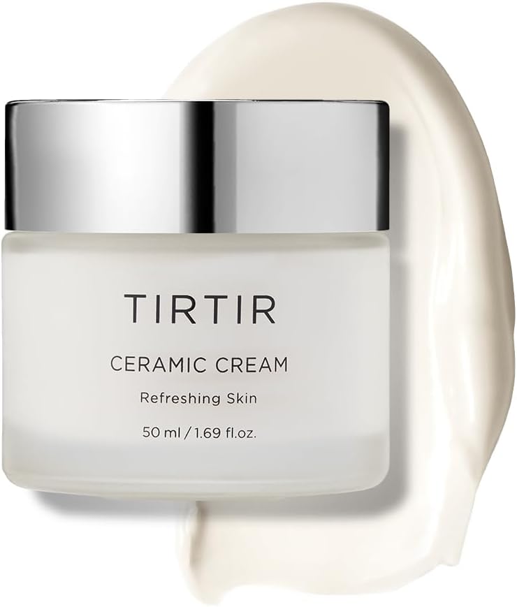 Ceramic Cream | Deep Moisturizer for Glass Skin, Polyglutamic Acid, Centella Asiatica Extract, Strong Skin Barrier, Lightweight, Mild, Nature Derived Ingredients, Dry Skin, Korean Skincare