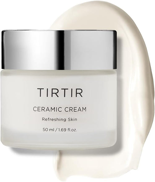 Ceramic Cream | Deep Moisturizer for Glass Skin, Polyglutamic Acid, Centella Asiatica Extract, Strong Skin Barrier, Lightweight, Mild, Nature Derived Ingredients, Dry Skin, Korean Skincare